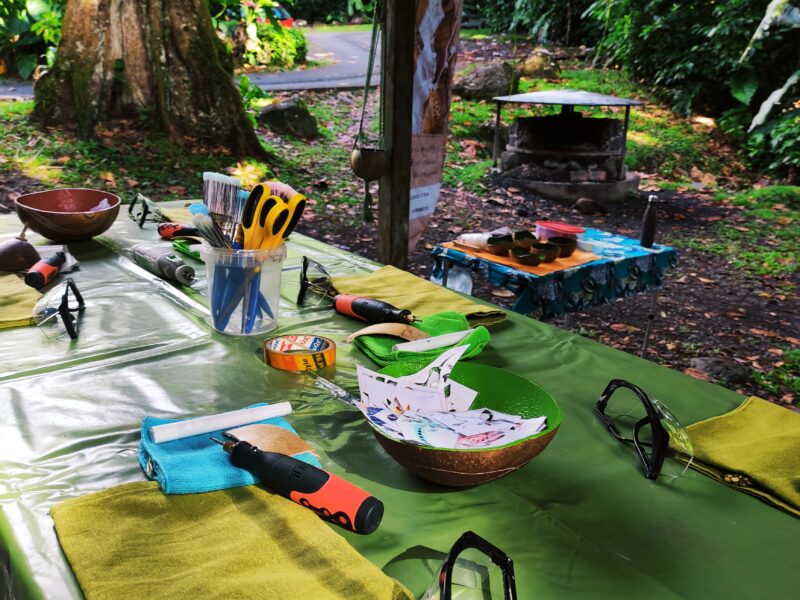 LES ATELIERS CREATIFS DE NIRY- Création et personnalisation d'un KWI/coupelle en calebasse